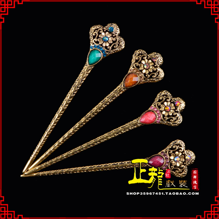 秦皇岛头饰老旦青衣员外夫人簪子 老旦发簪